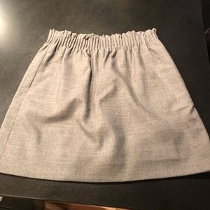 JCrew Wool Paper Bag Skirt - Size 4 - Gray